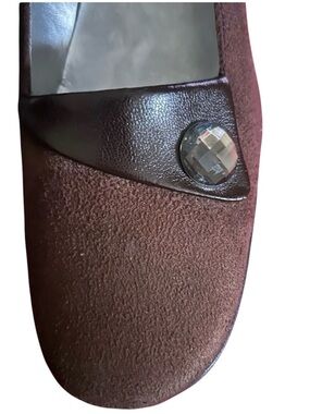 Brown Suede ladies shoes